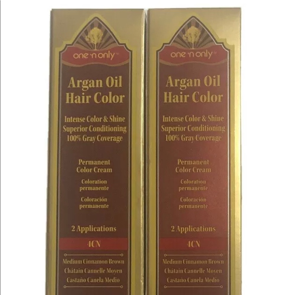2 One 'N Only 4CN Medium Cinnamon Brown Hair Color